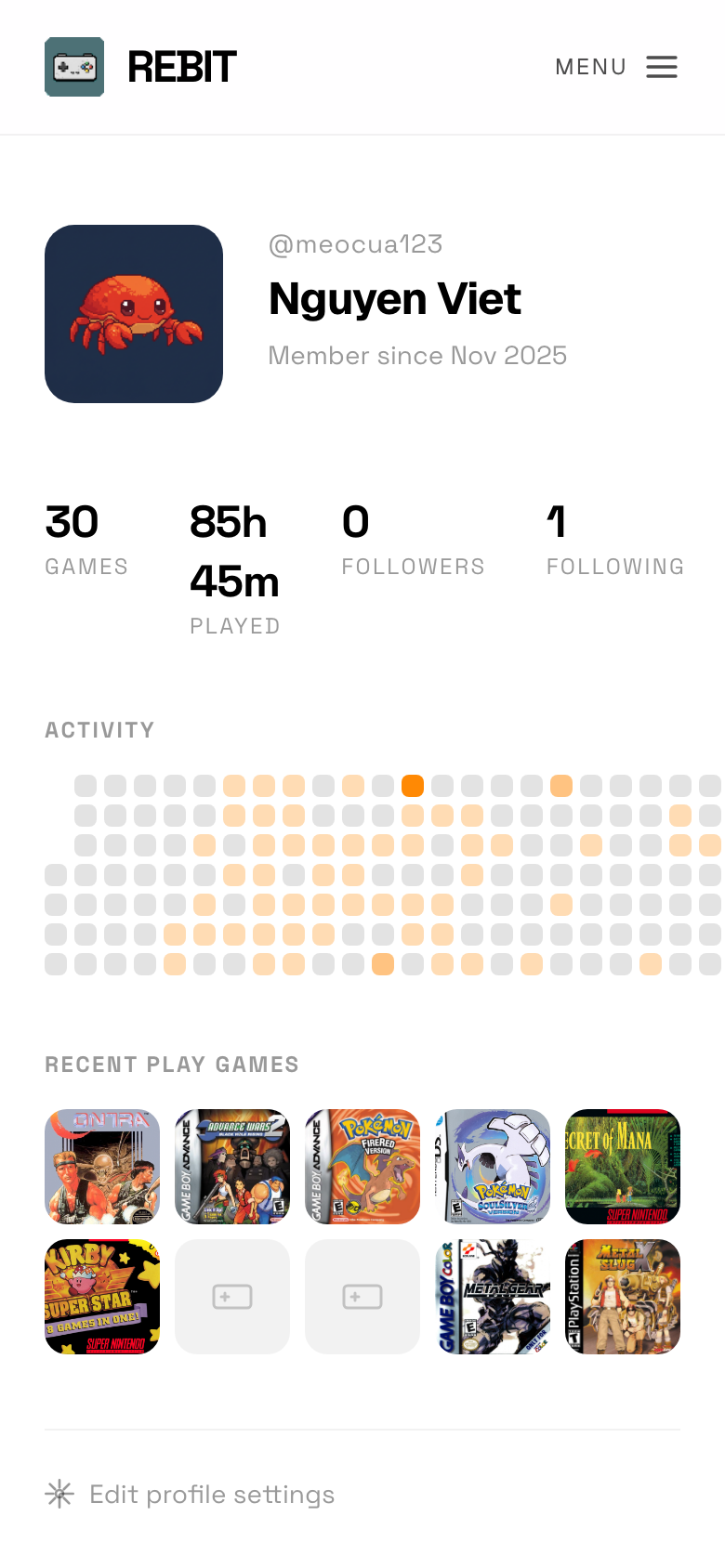 Step 6: Followers list on mobile