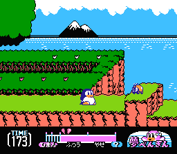 Yume Penguin Monogatari colorful comedic art direction