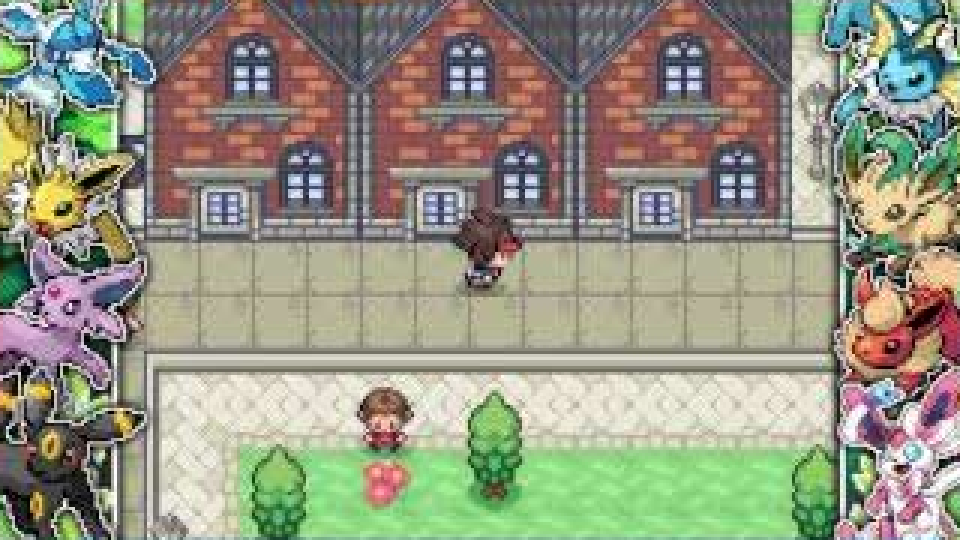 Trainer in a town in Pokemon Fluvio's Viridis region