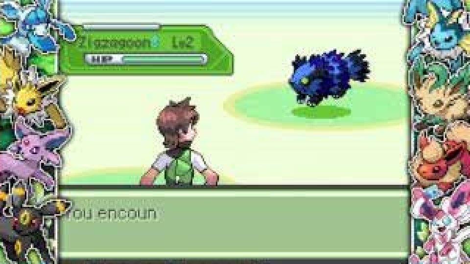 A custom wild encounter in Pokemon Omniversal Emerald's battle interface