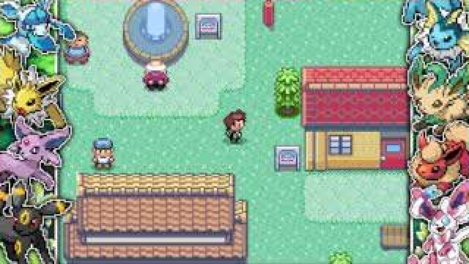 Overworld scene in the Hoenn setting of Pokemon Omniversal Emerald