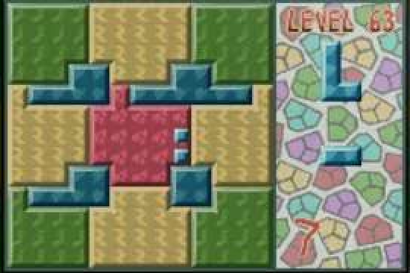 It's Mr. Pants hides a demanding shape puzzle beneath deliberately silly presentation It's Mr. Pants colorful shape puzzle gameplay on Game Boy Advance