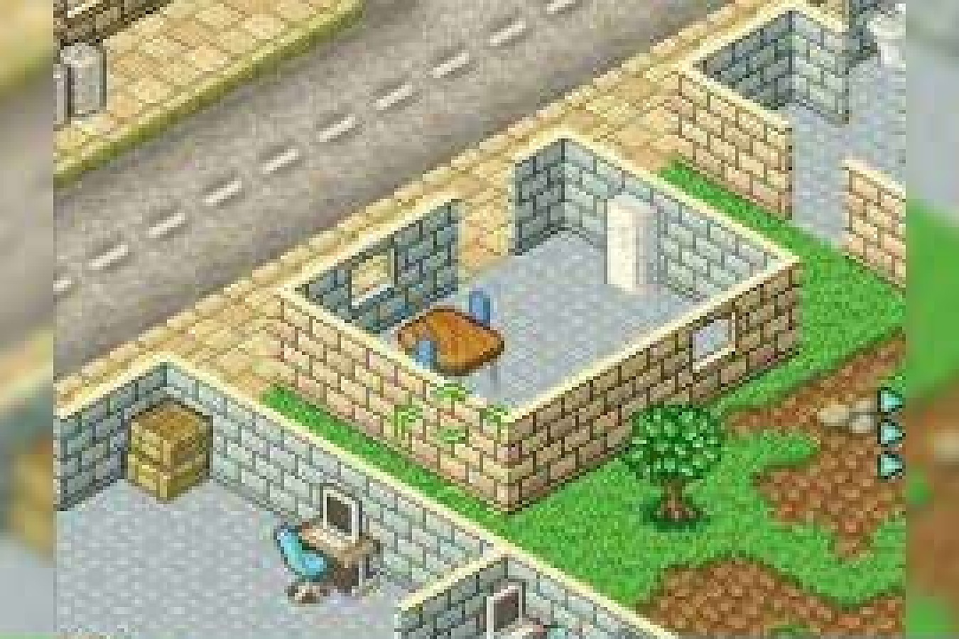 Rebelstar Tactical Command brings deliberate squad tactics to the GBA Rebelstar Tactical Command isometric squad map on Game Boy Advance