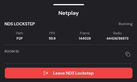 Running Rebit NDS Lockstep drawer with P2P and a redacted Room ID