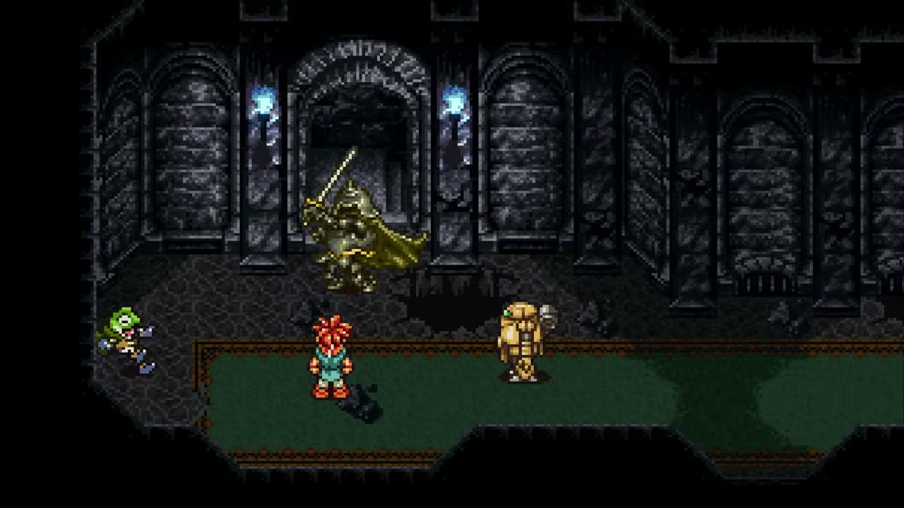 Frog and party in the Northern Ruins sequence