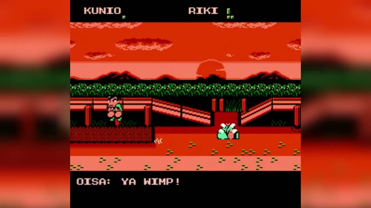Downtown Special Kunio-kun NES historical brawler screenshot