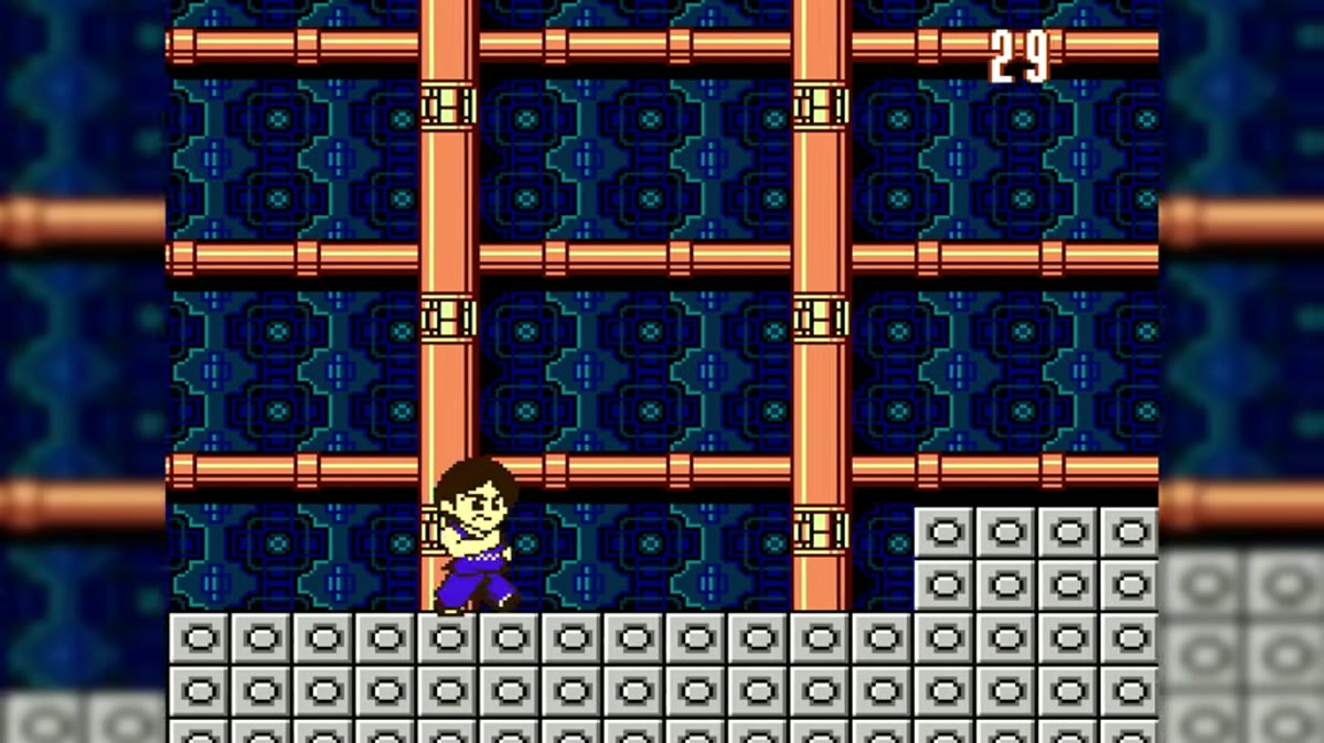 Jackie Chan's Action Kung Fu NES platform action screenshot