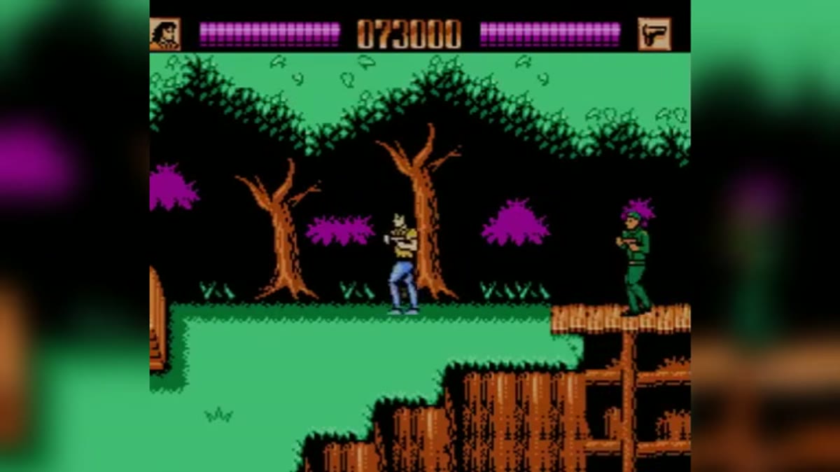 Lethal Weapon NES action platform brawler screenshot