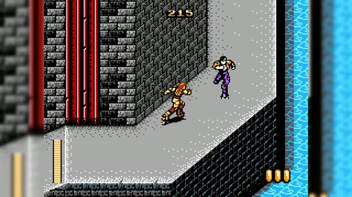 RollerGames NES skating brawler screenshot