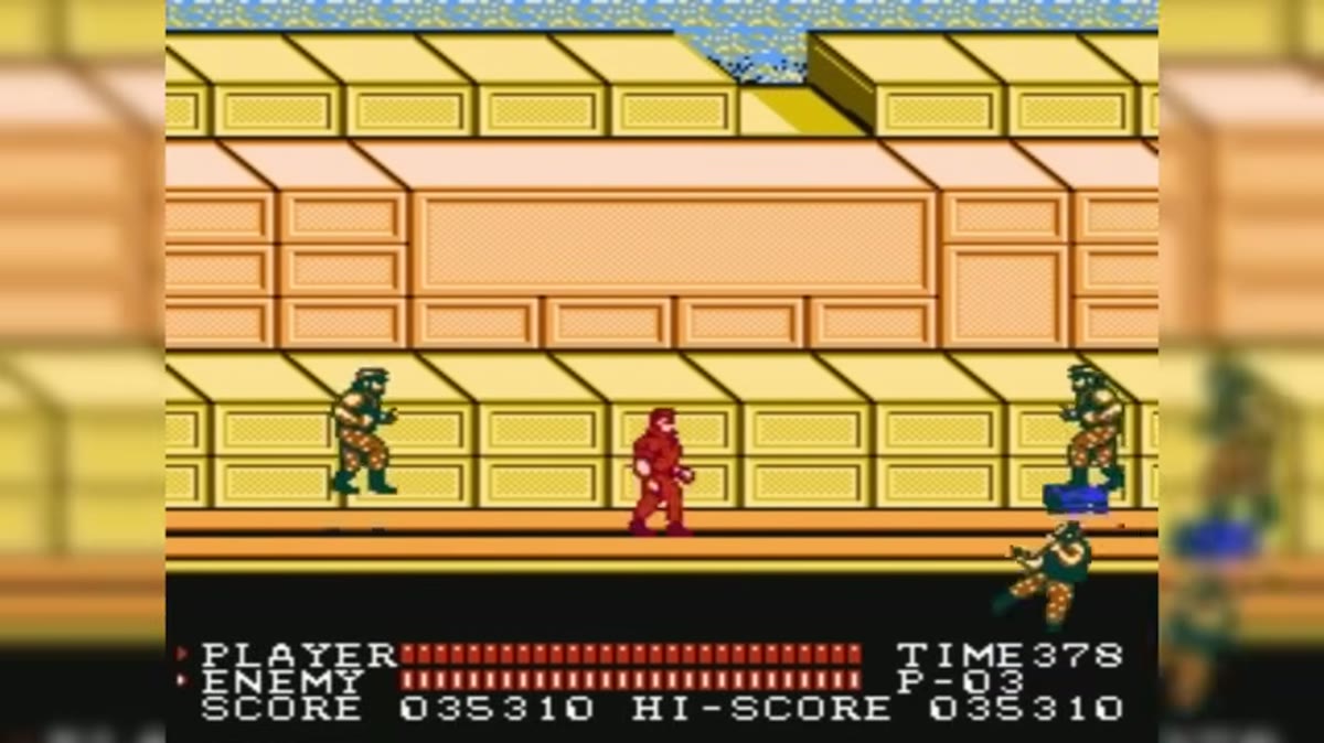 Spartan X 2 NES side-scrolling martial arts screenshot