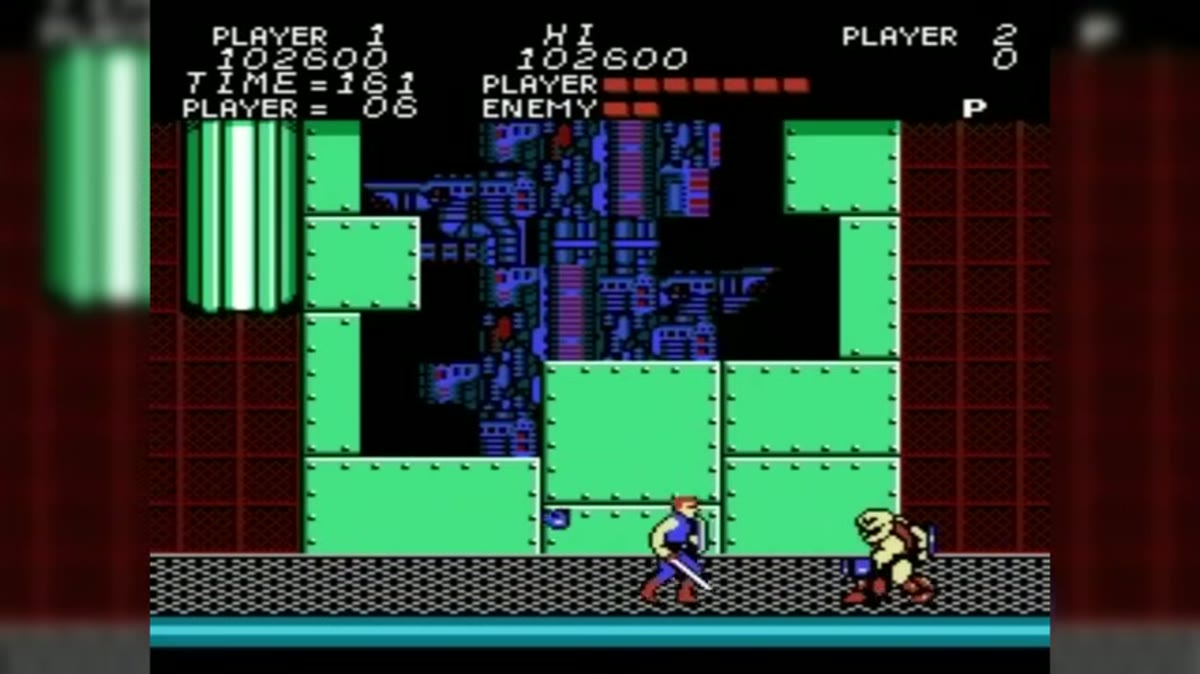 Trojan NES shield combat screenshot