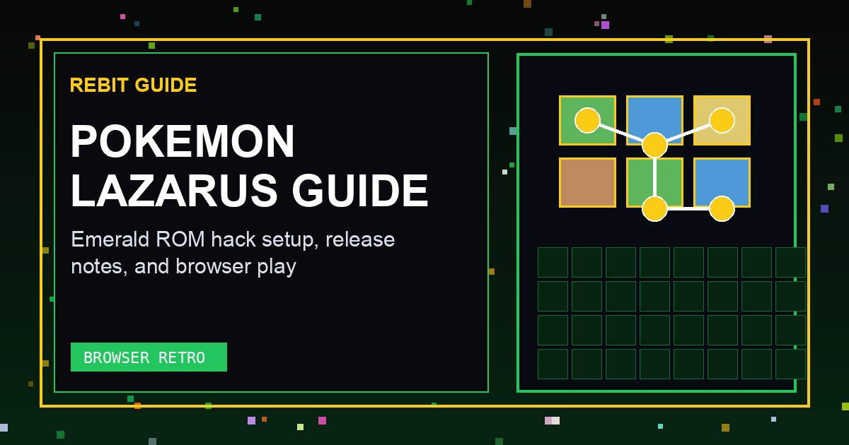 Pokémon Lazarus (Emerald ROM Hack) OUT NOW, V1 officially released