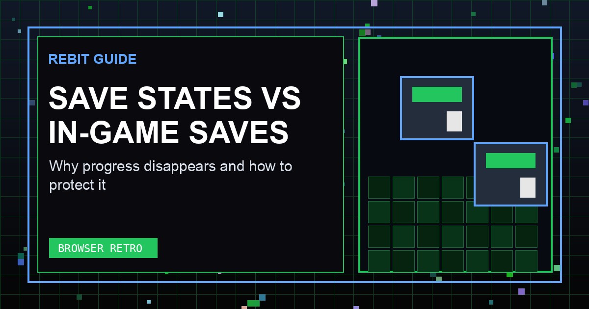 Save States vs In-Game Saves: Why Retro Game Progress Disappears