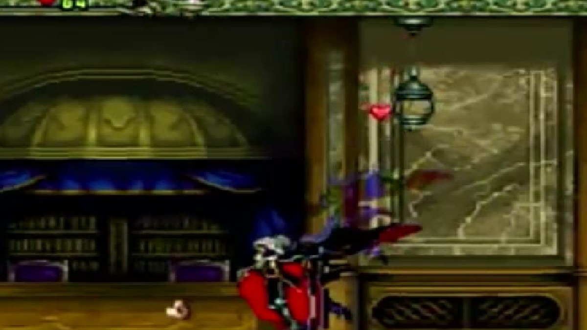 Castlevania Symphony of the Night Saturn gothic castle gameplay screenshot
