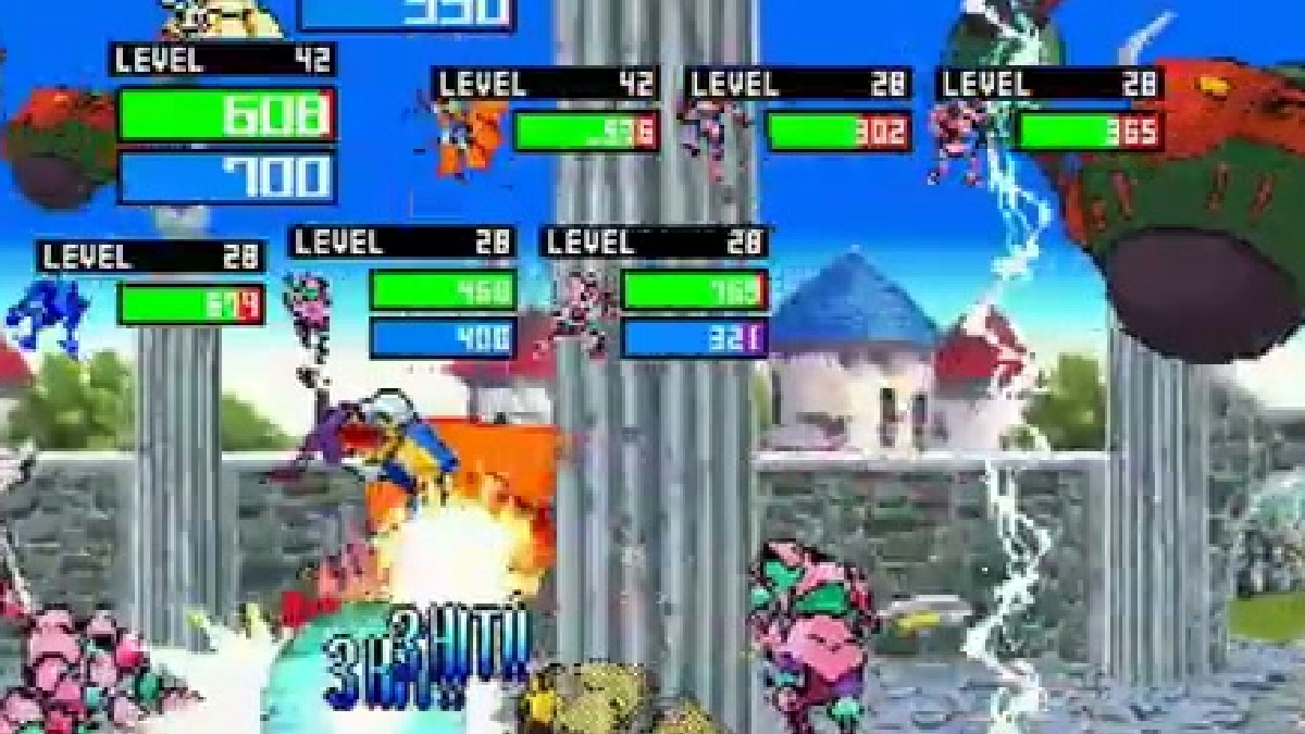 Guardian Heroes Sega Saturn beat em up battle screenshot