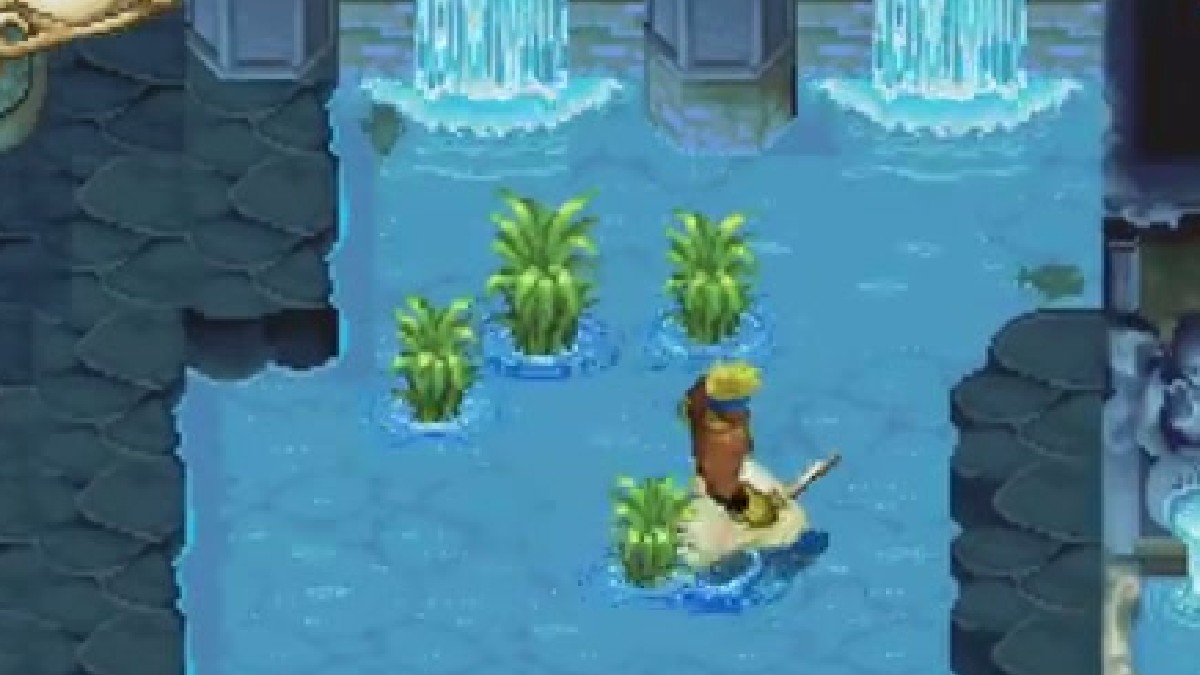 Legend of Oasis Sega Saturn action RPG water temple screenshot