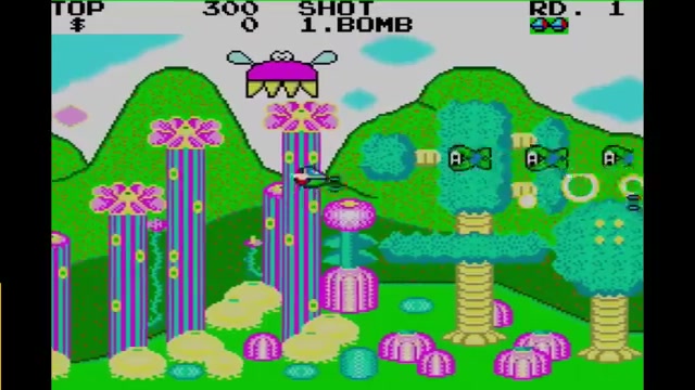 Fantasy Zone in-game scene