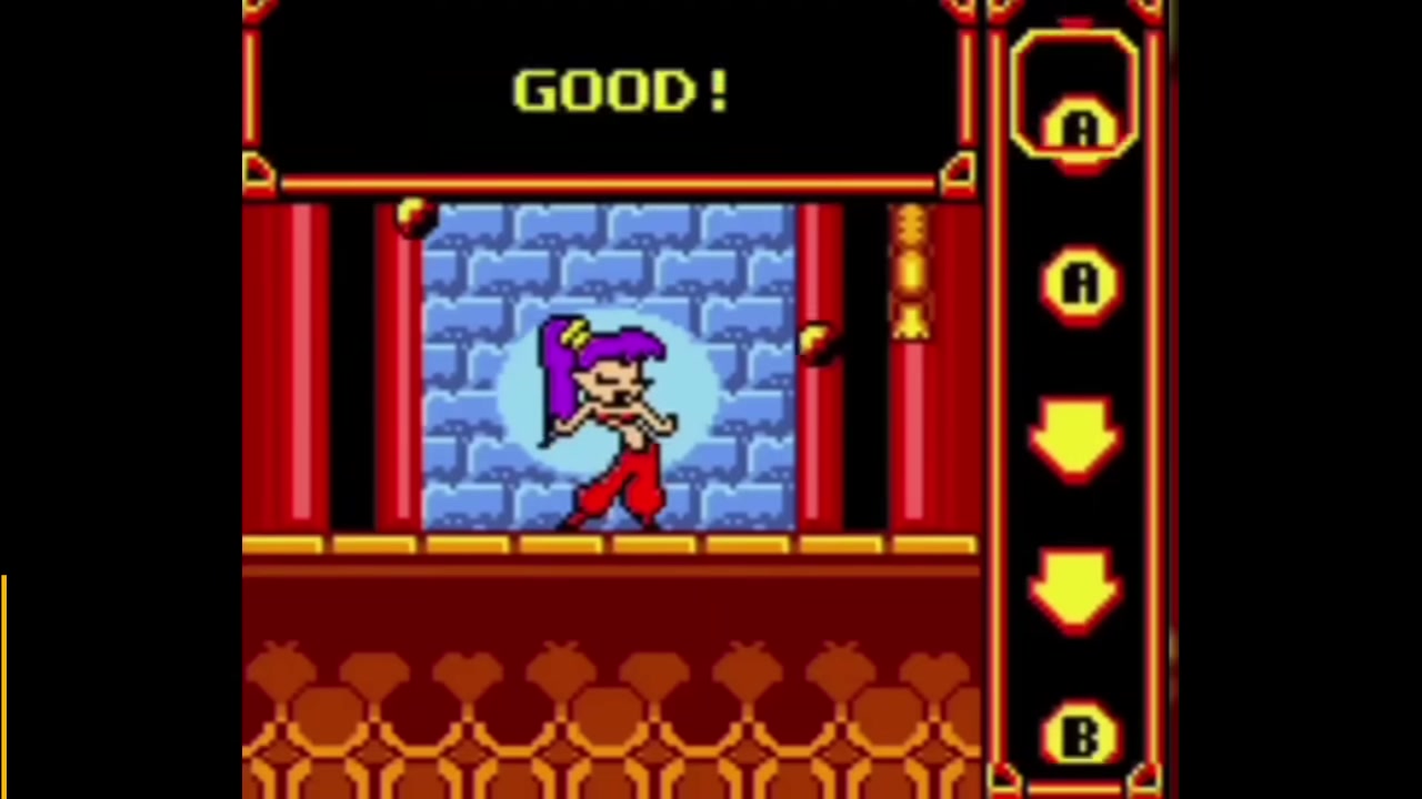 Shantae in-game scene
