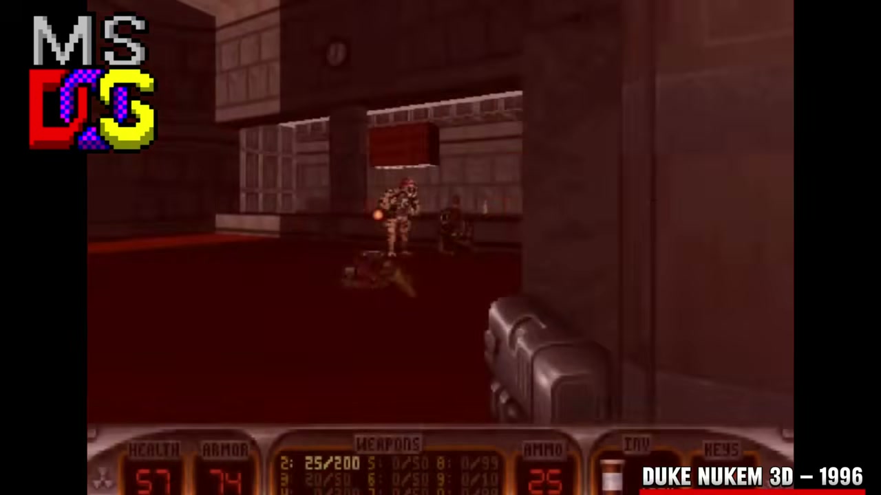 Duke Nukem 3D city firefight