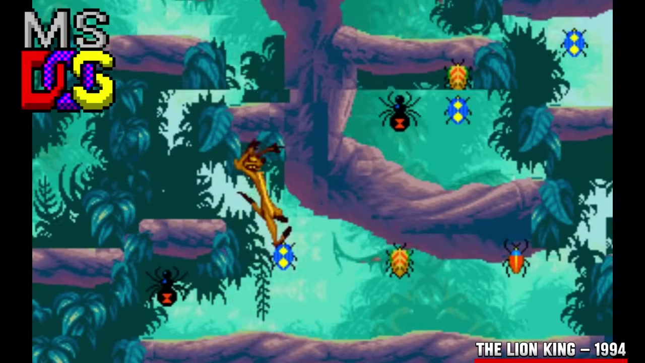 The Lion King platforming challenge