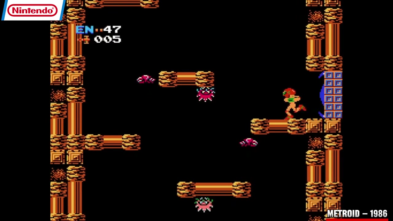 Source video frame: Metroid segment Metroid segment showing exploration-first structure