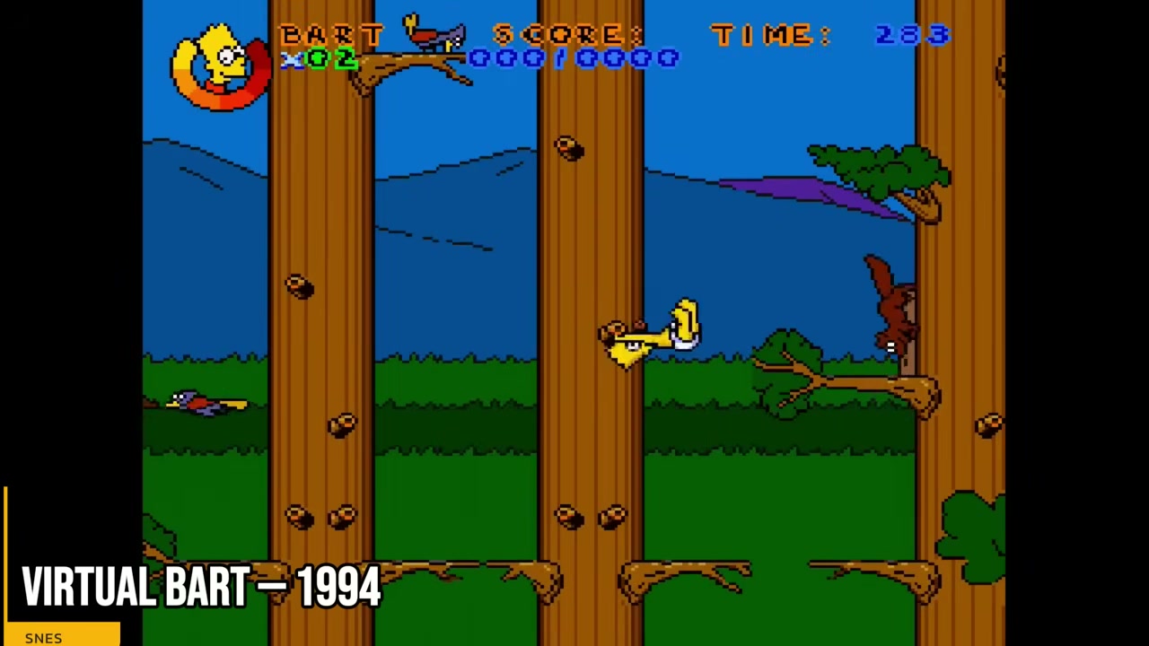 Virtual Bart stretching the SNES pipeline